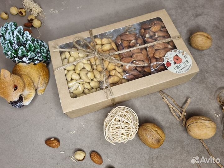 Подарочный набор с орешками, сухофрукт