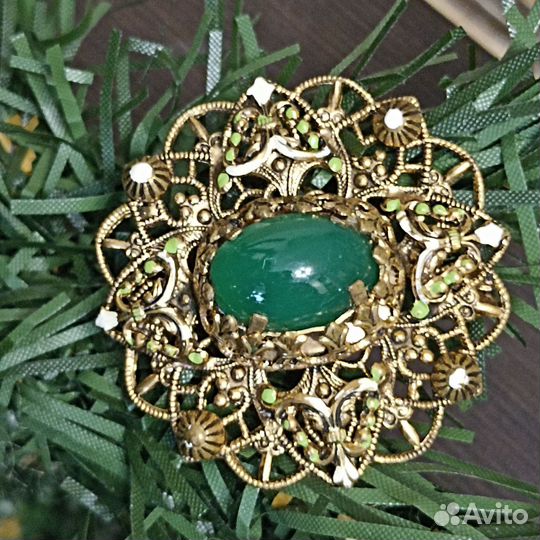 Антикварные броши. Чехословакия