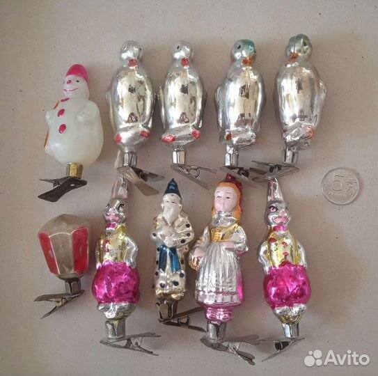 Игрушки СССР на прищепке и нет