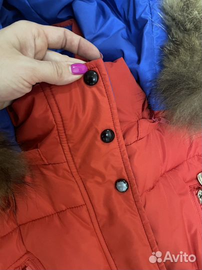 Куртка зимняя женская с натуральным мехом