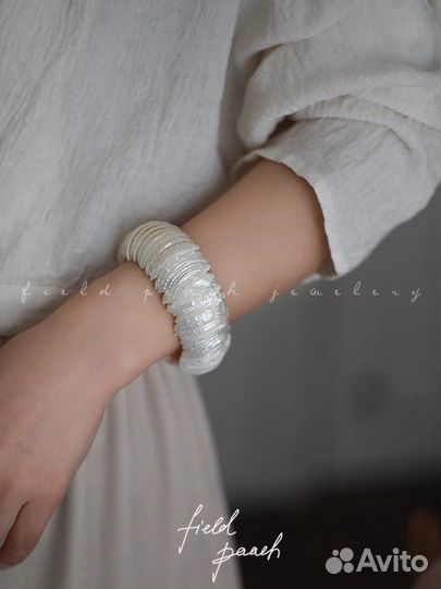 Браслет натуральный жемчужный