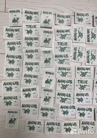 Наклейки для журнала «зоопланета» панини