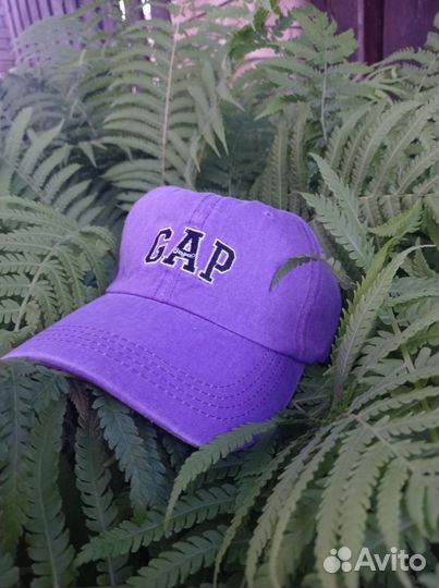 Кепка/Бейсболка мужская/женская gap фиолетовая