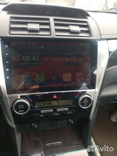 Авто магнитола бу андроиде для тойоты камри 50