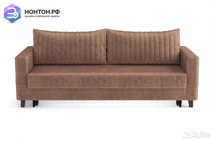 Диван выкатной евромагнат светло-коричневый