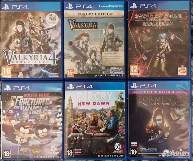 Игры для приставки ps4