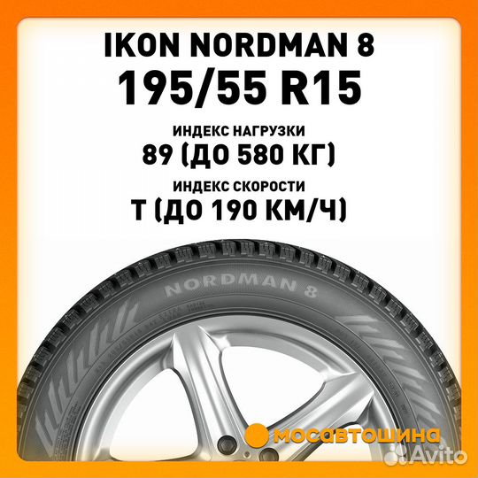 Ikon Tyres Nordman 8 195/55 R15 89T