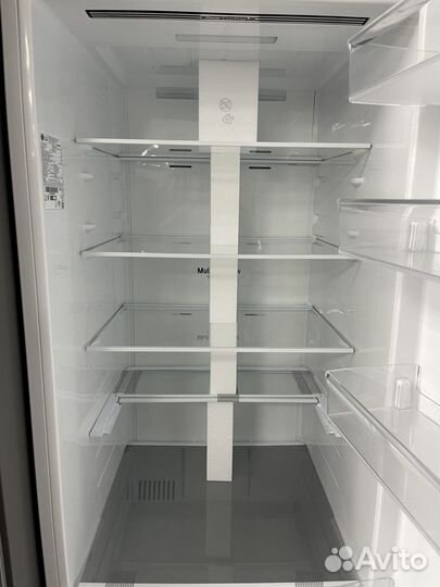 Холодильник с морозильником LG GA-B509mqsl белый