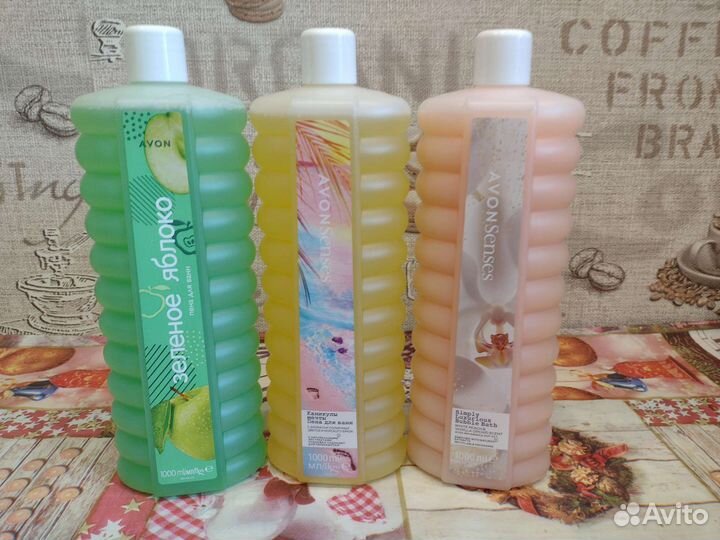 Набор пены для ванн (3шт) 1000мл avon
