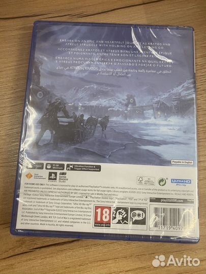 God of War: Ragnarok диск для PS5 новый