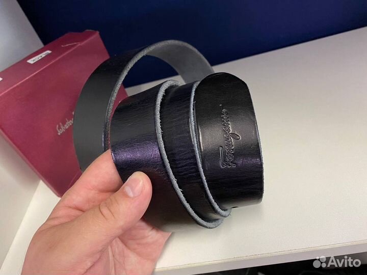 Ремень мужской кожаный salvatore ferragamo