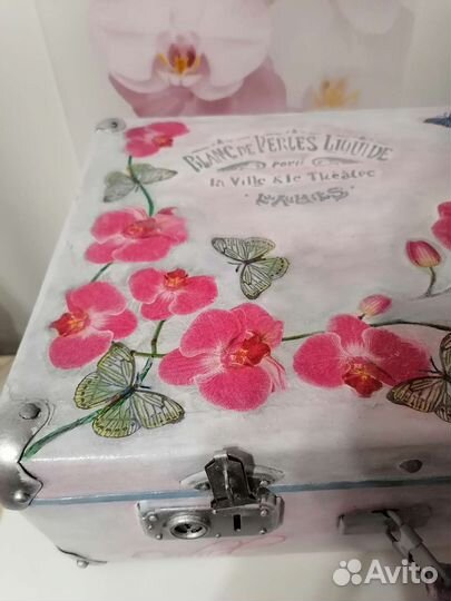 Чемодан СССР ретро декупаж