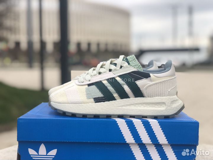 Кроссовки Adidas Retropy E5 White Green