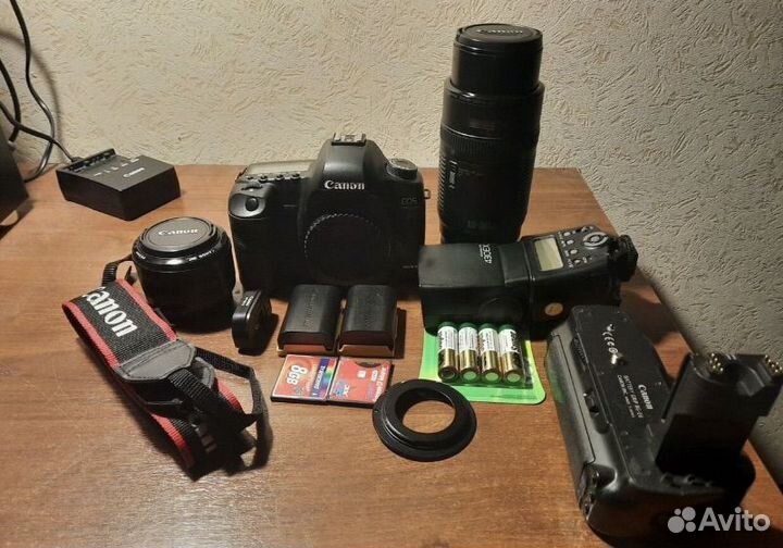 Зеркальный фотоаппарат canon 5D mark ii + допы