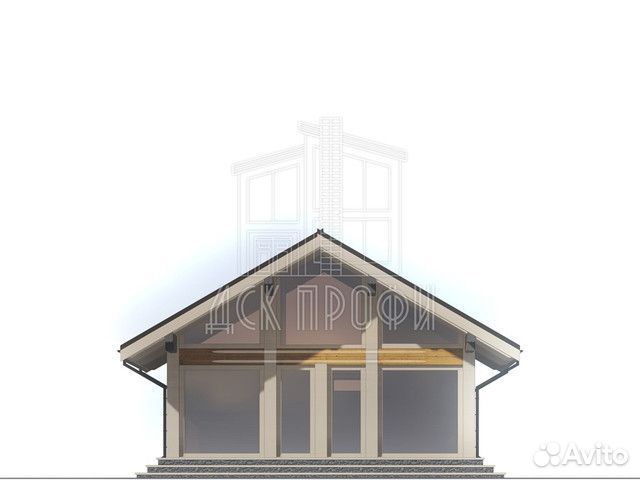 Каркасный дом под ключ Фахверк 65м2