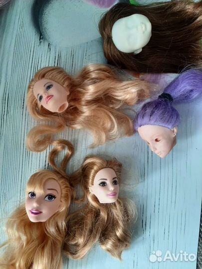 Лот тел и голов куклы под восстановление ремонт