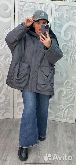 Бомбический осенний пуховик куртка chiago до 66