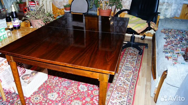 Cтол большой обеденный Польша 1969г 200х80см