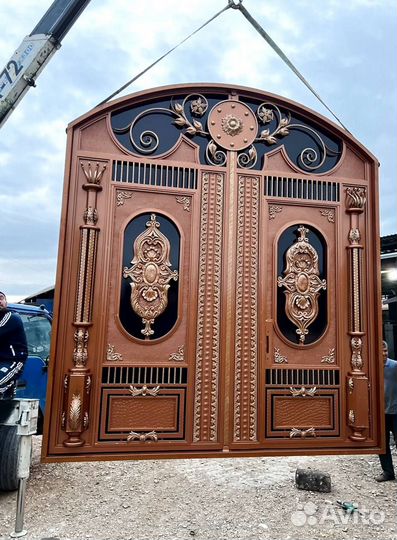 Ворота в Дербенте хай-тэк на заказ