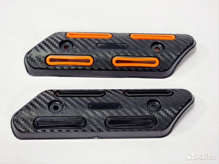 Защитная накладка глушителья мотоцикла