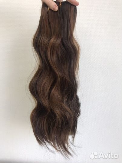 Волосы на заколках