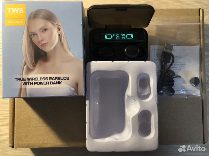 Беспроводные наушники TWS BTH-F9-5