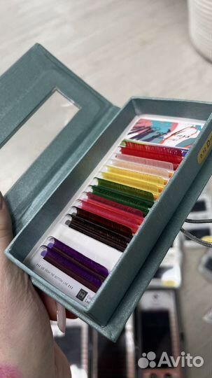 Ресницы для наращивания цветные