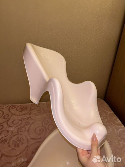 Ванночка для купания с горкой