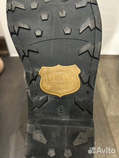 Dolce Gabbana ботинки 43