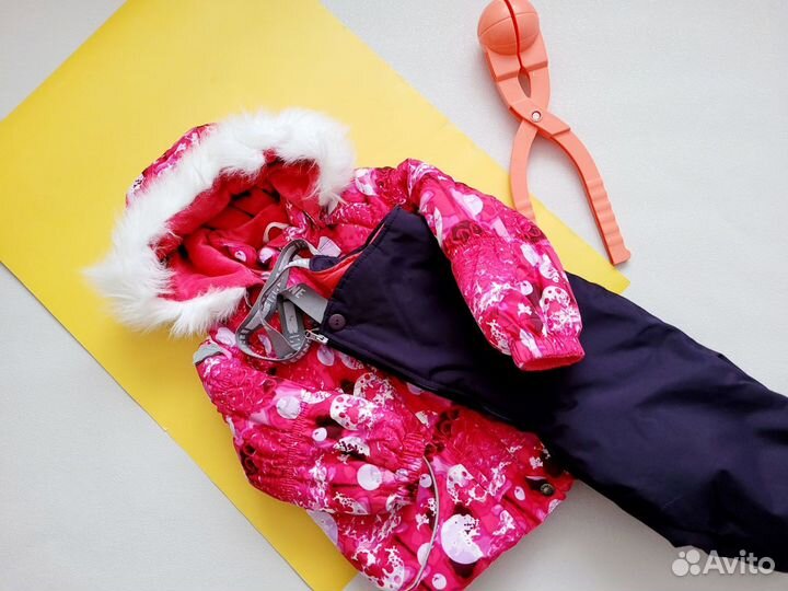 Зимний комбинезон для девочки 86 92 Lenne