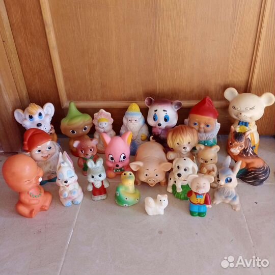 Резиновые игрушки СССР