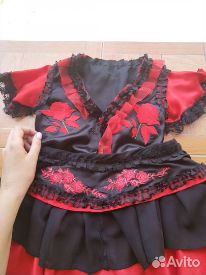 Костюм кармен для девочки