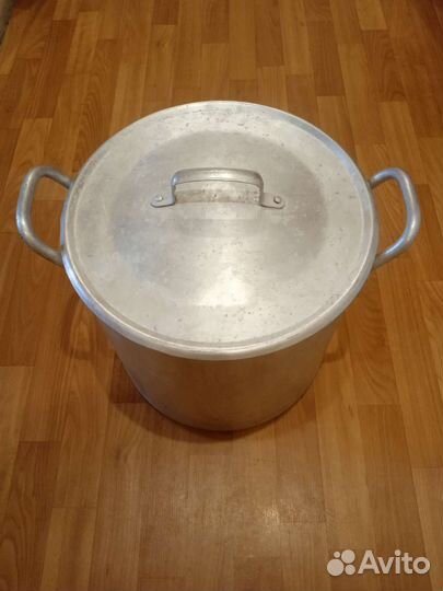 Кастрюля алюминиевая 30литров.отличная