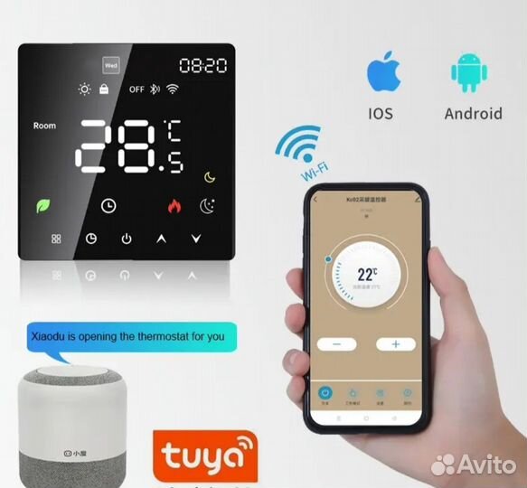 Умный терморегулятор с WiFi управлением