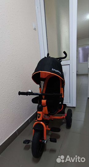 Велосипед детский с ручкой