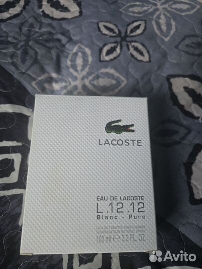 Eau de lacoste blanc l.12.12 мужская т.вода