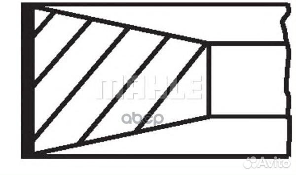 Кольца поршневые 1шт BMW 2.0TD/4.0TD M47/M67 8