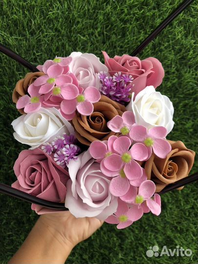 Цветы на 1 сентября. Мыльные цветы