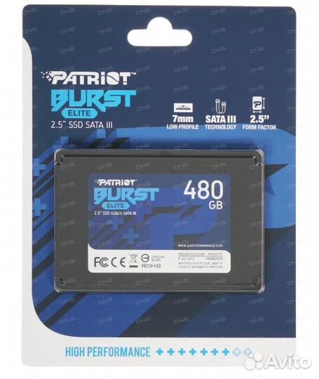 SSD Patriot Burst Elite PBE480GS25ssdr 480Gb