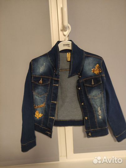 Пиджак джинсовый