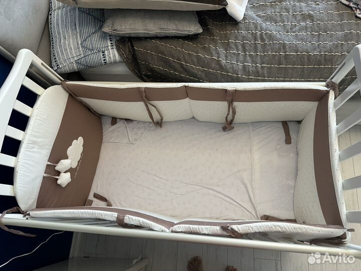 Бампер-подушки для детской кроватки, защита