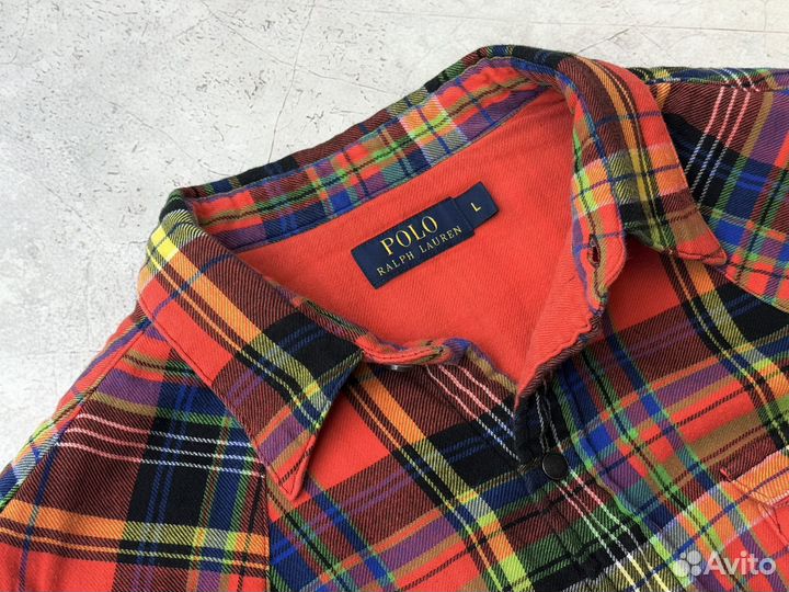 Фланелевая рубашка Ralph Lauren Western оригинал