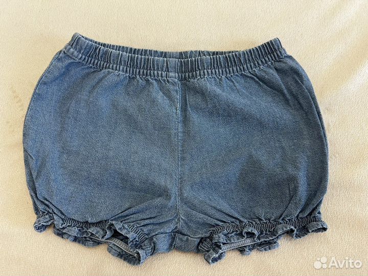 Джинсовые шорты для малышки