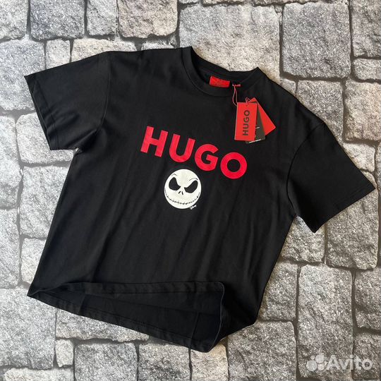 Футболка мужская Hugo оверсайз