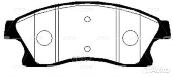 Ckkd-21 Колодки тормозные дисковые GK0449 CTR