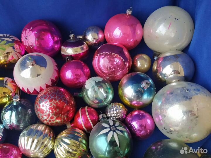 Елочные игрушки СССР на ёлку