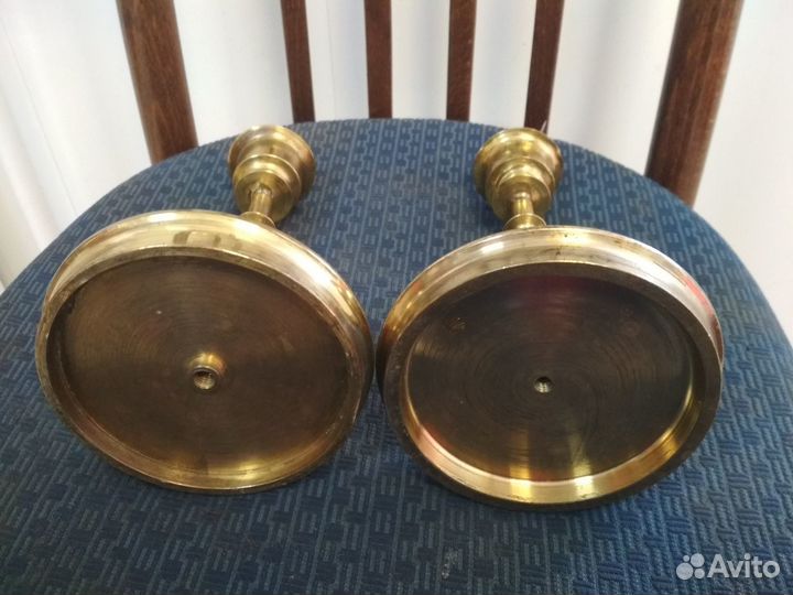 Бронзовые подсвечники 20в