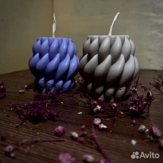 Свечи интерьерные ручной работы