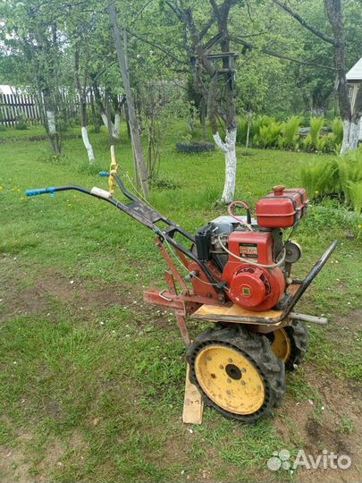 Мотоблок с телегой