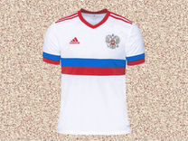 Футболка сборной России белая, гостевая 2021